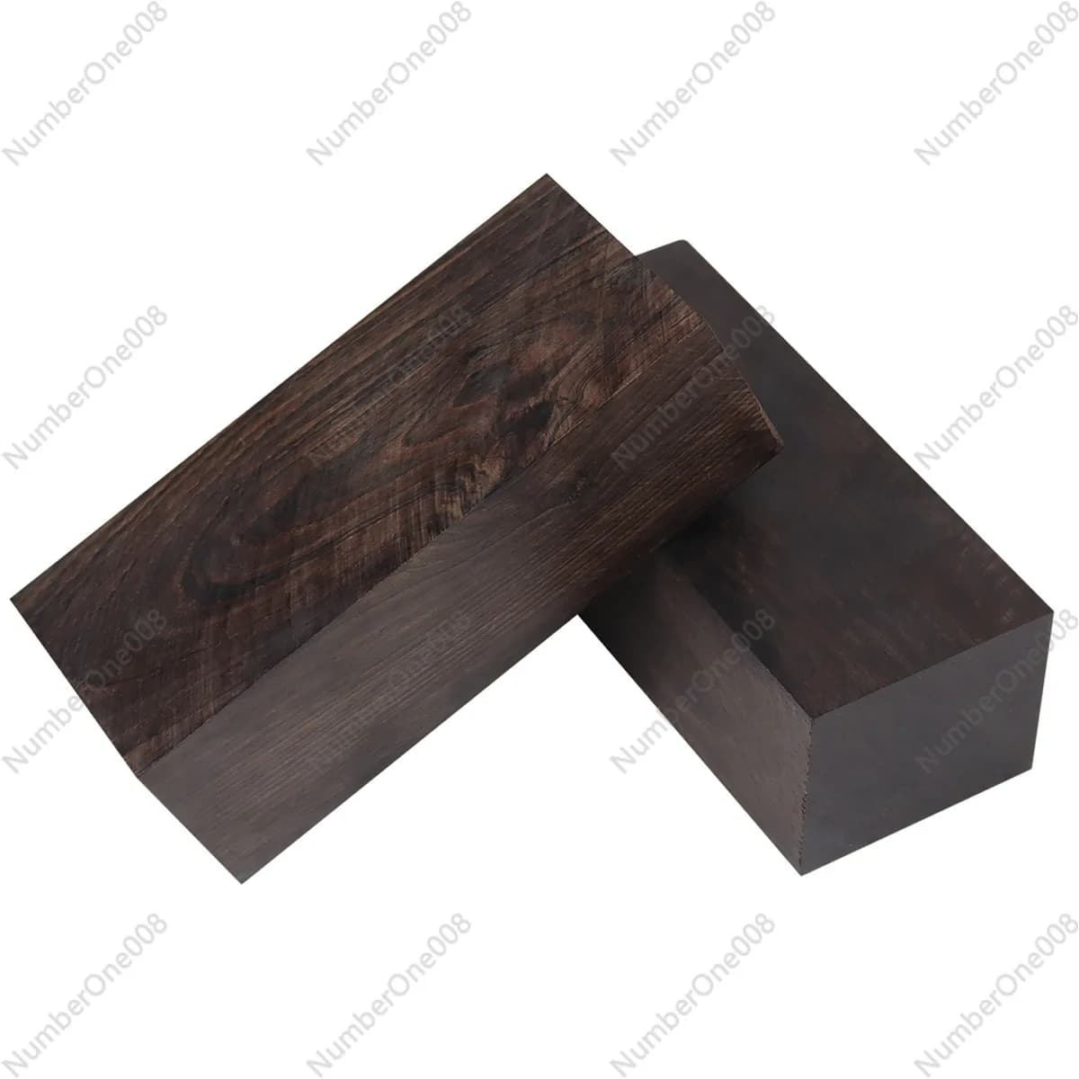 Blocco di legno di ebano 120 * 40 * 50 mm, blocco di intaglio del legno intagliato artigianale grezzo fai da te, ebano