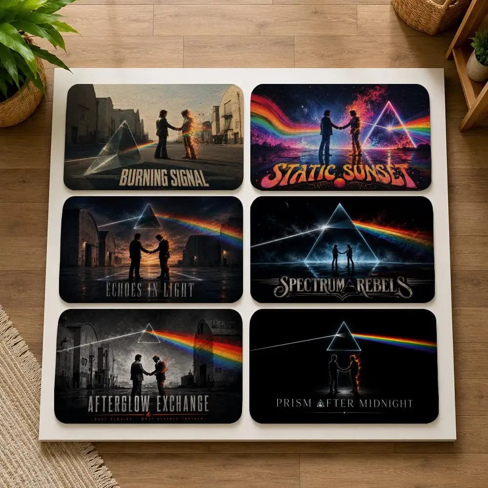 Progressive Rock P-Pink Floyd-Band Floor Mat Doormat Hallway Carpet Living Room Rugs Bath Floor Mats Home Decor