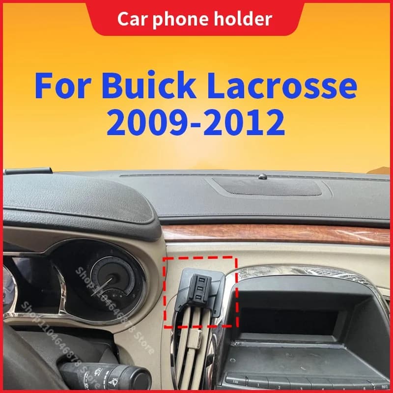 For Buick Lacrosse 2009 2010 2011 2012 Car Phone Holder Wireless Charging Gravity Bracket Base car Accessories interior