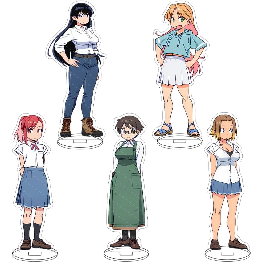 16CM Anime Figure Ruri Rocks Valley Ruri Arashi Nagi Imari Shoko Seto Aoi Kasamaru ‌‌Cos Acrylic Stand Ornaments Gifts