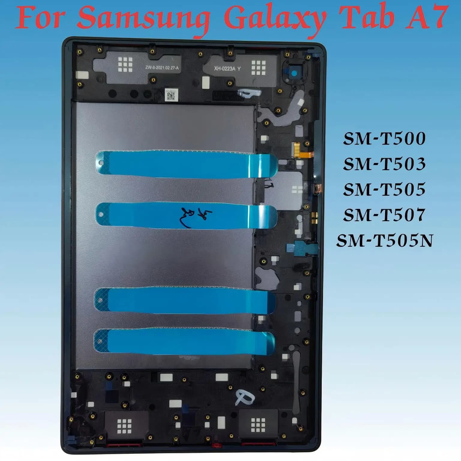 Cover Posteriore di Ricambio per Batteria Samsung Galaxy Tab A7 10.4 2020 SM-T500 SM-T503 SM-T505 SM-T505N SM-T507