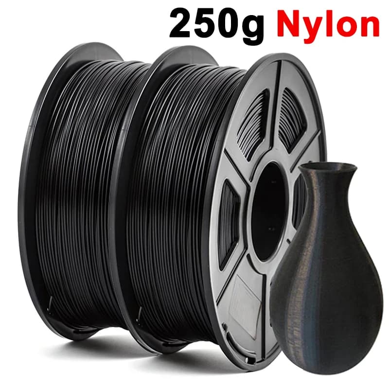 Black nylon thread for 250 g 3D printer 1 kg Black nylon high tensile strength 1,75 mm Good flexibility 3D printing material