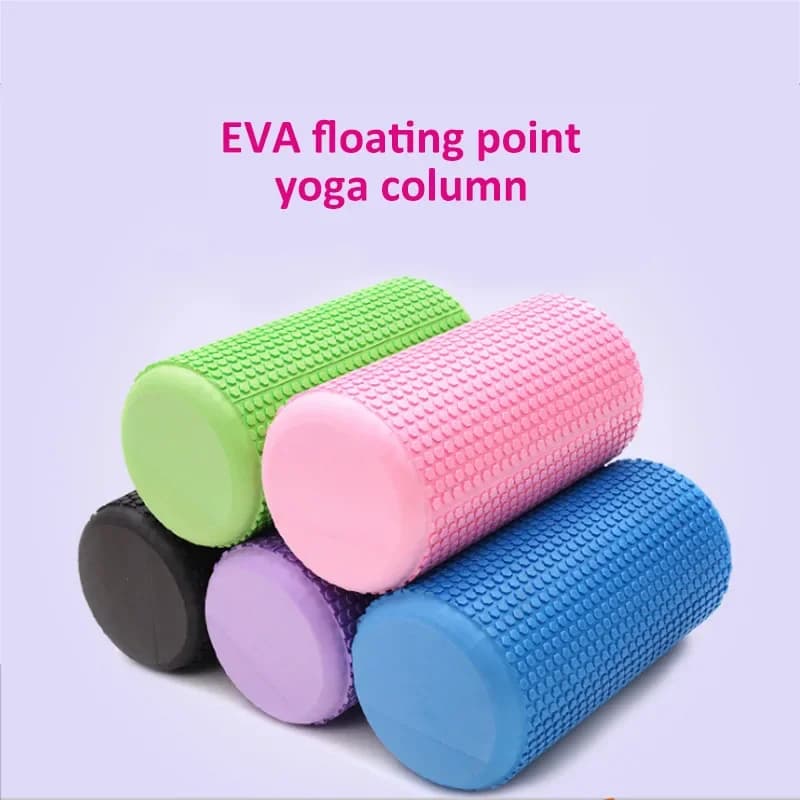 1 pcs 30*15 CM Solid Yoga Column Roller For Exercise Massage Muscle Roller Foam Fitness Pilates Block Massage Yoga Equipment