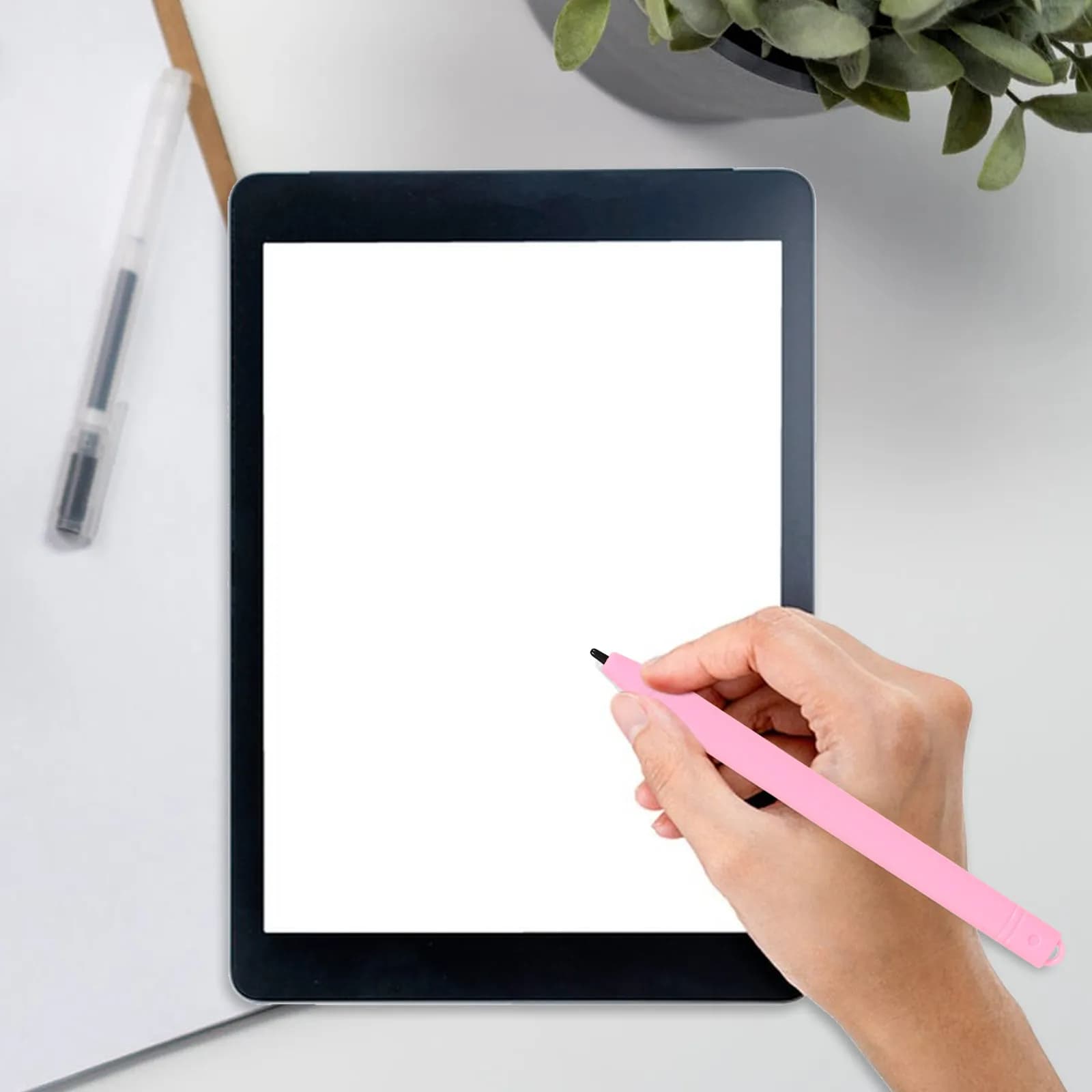 Penna stilo da 5 pezzi per tablet LCD da disegno, penna universale per tablet da disegno con touch screen preciso e reattivo, stilo universale per touch screen