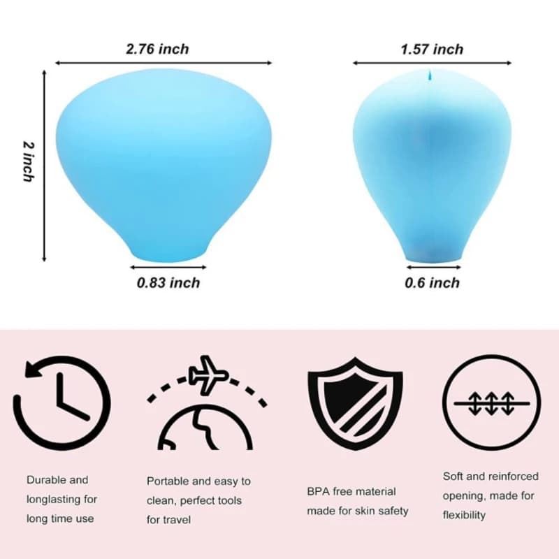 Custodia per pennelli per trucco in silicone Custodia da viaggio per fondotinta Organizzatore flessibile per pennelli per trucco da viaggio per la casa