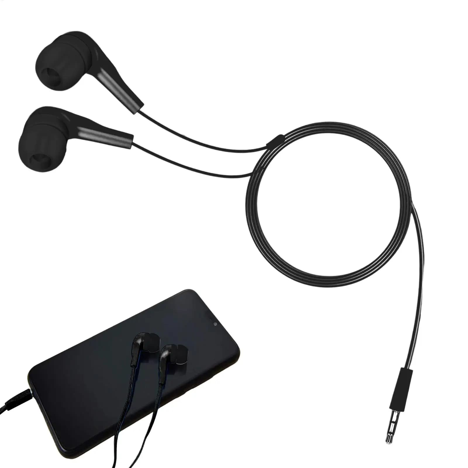 Wired Earbuds Comfortable Earbuds With 3.5mm Jack For School In Ear Driver Wired Earphones For Laptops Phones adults