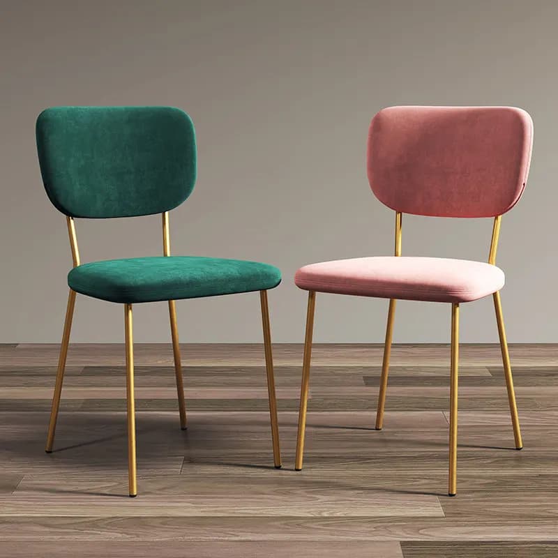 Sedie da Pranzo Uniche con Gambe Dorate, Imbottite, Moderne, Impilabili, di Lusso, Design per Feste, Sillas Comedor, Arredamento Nordico