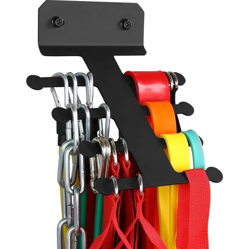 1 Piece Strength Rack Storage Hook Gym Equipment Organizer Traction Grips Jumping Cords, Home Gym Storage Rack