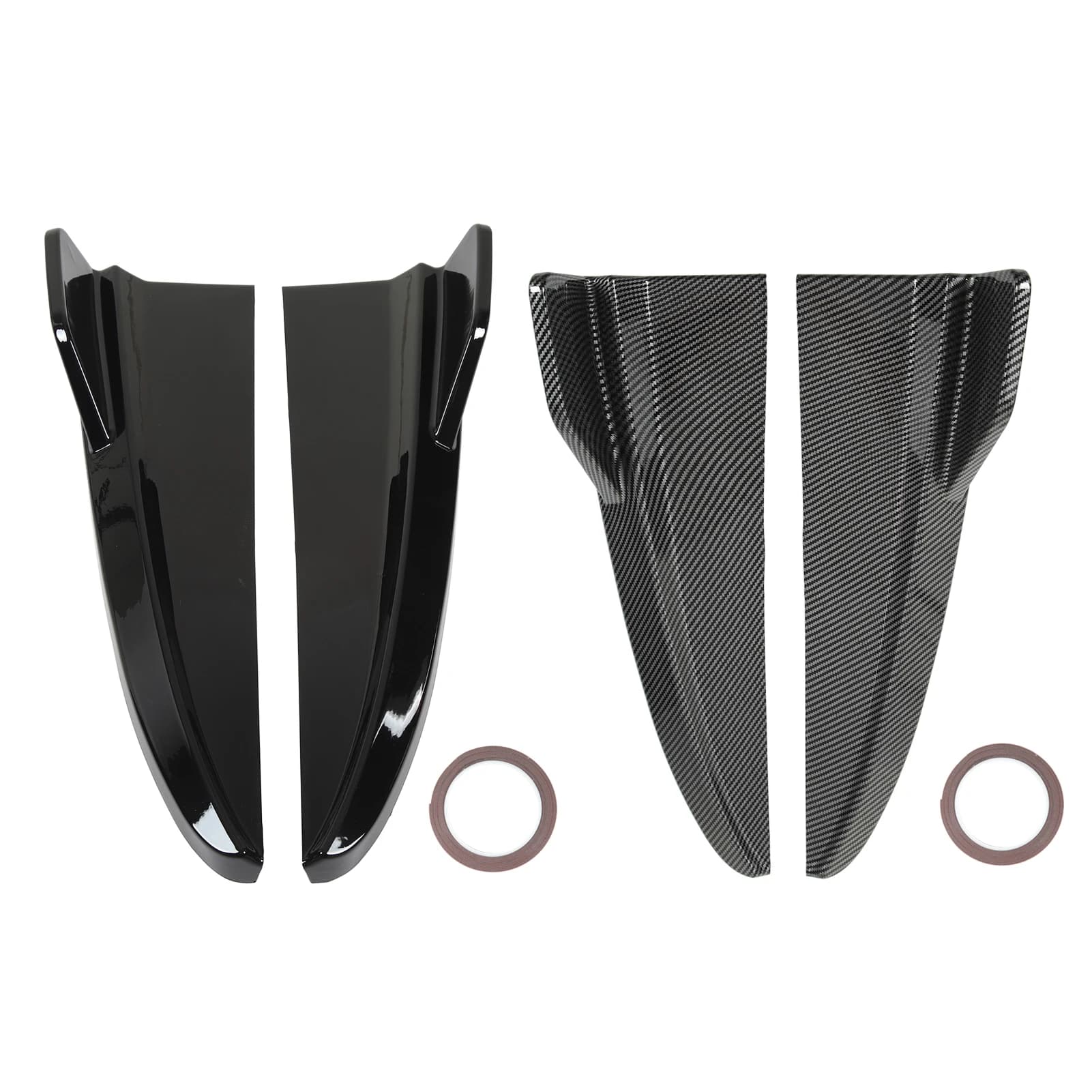 1 paio di ricambio per splitter laterale per diffusore per labbro paraurti posteriore per auto per Mercedes-Benz Classe C W205 C43 AMG‐Line 2015‐2021