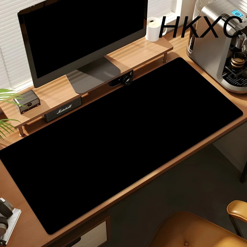 Tappetino Mouse XXL Nero, Mousepad da Gaming Grande per Computer PC, Tappeto da Scrivania 100X50cm, Tappetino per Tastiera Anime, Tappeto Esteso Kawaii per Ufficio