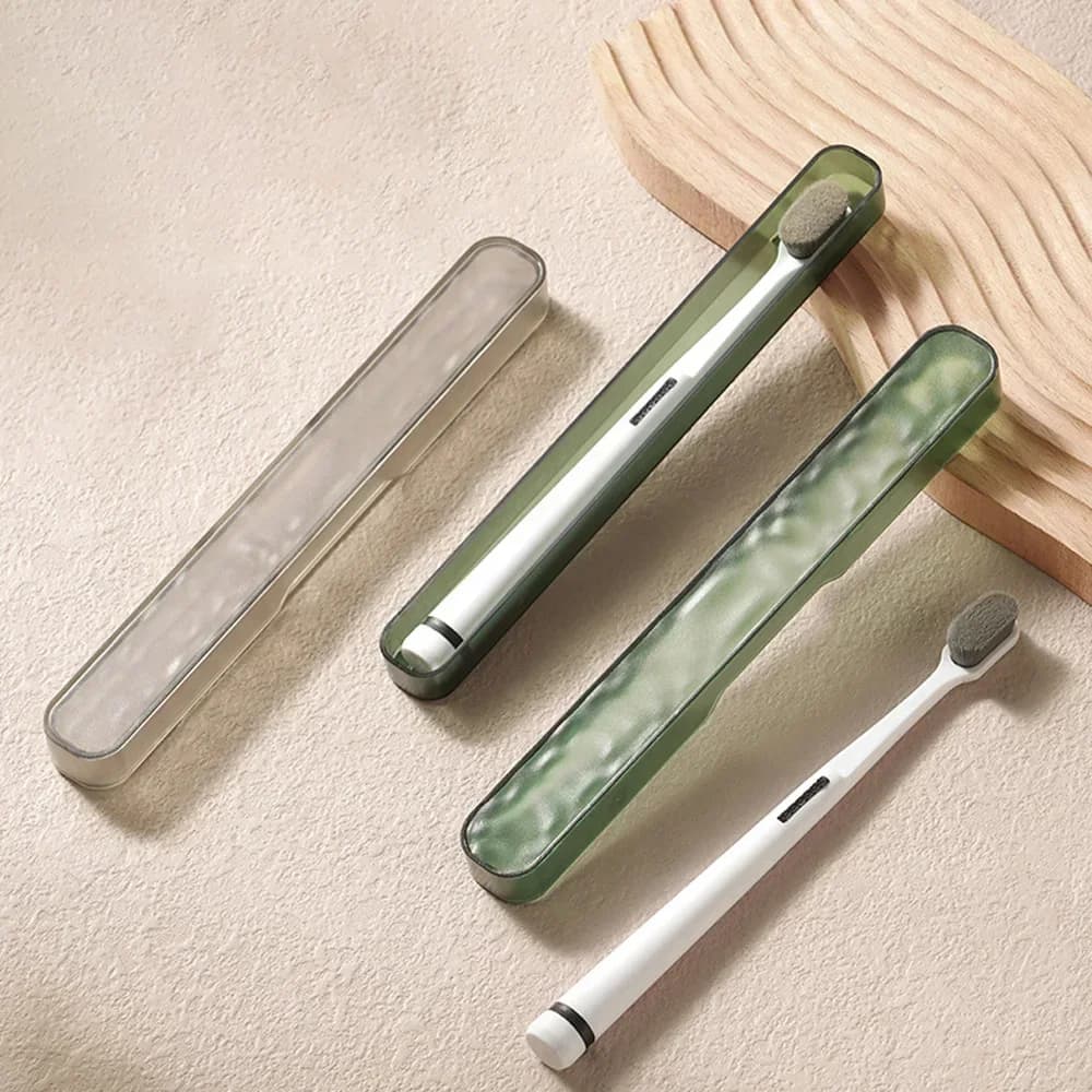 2/1pcs Scatola portaspazzolino portatile da viaggio Porta dentifricio da bagno Custodia portaoggetti Organizzatore Articoli da toeletta da viaggio Scatola di immagazzinaggio a prova di polvere