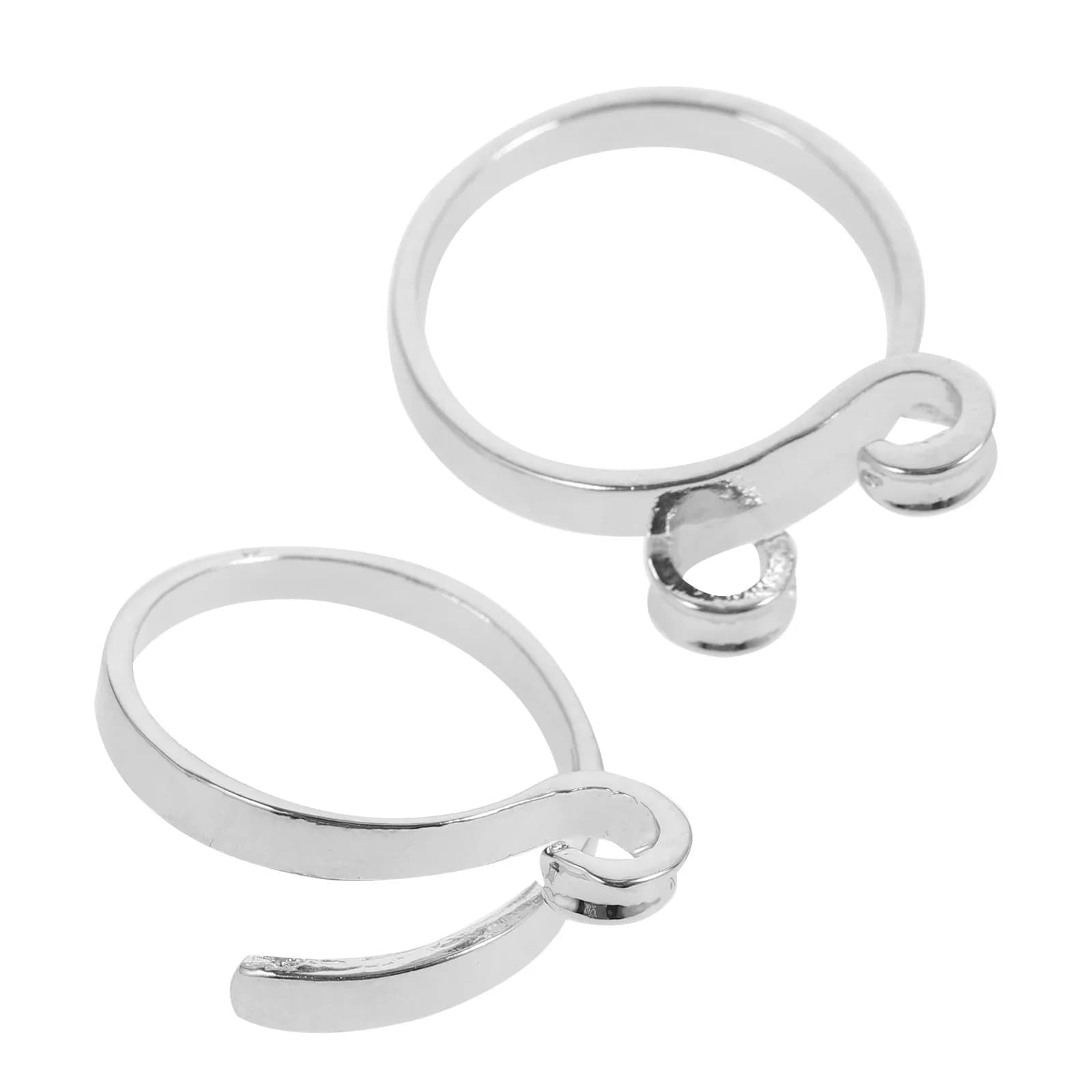 2 Pezzi Anello per Lavoro a Maglia e Uncinetto, Anello di Controllo Tensione per Alimentazione Filato, Accessorio per Cucito e Ricamo Fai da Te