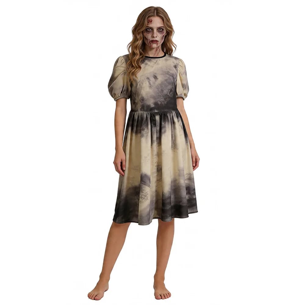 Regan Costume esorcista Cosplay camicie da notte per le donne Macneil Sleepwear Halloween Floral Dress