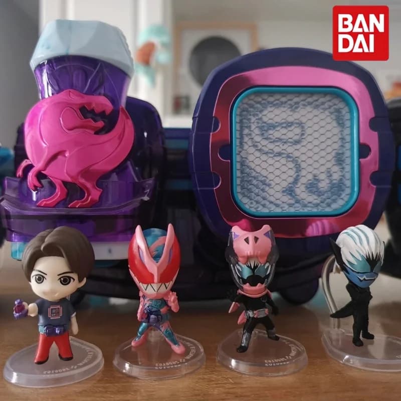 Bandai Kamen Rider Revice Gashapon Q Version Mini Action Figure Ikki Igarashi Collectible Anime Desktop Display Ornament