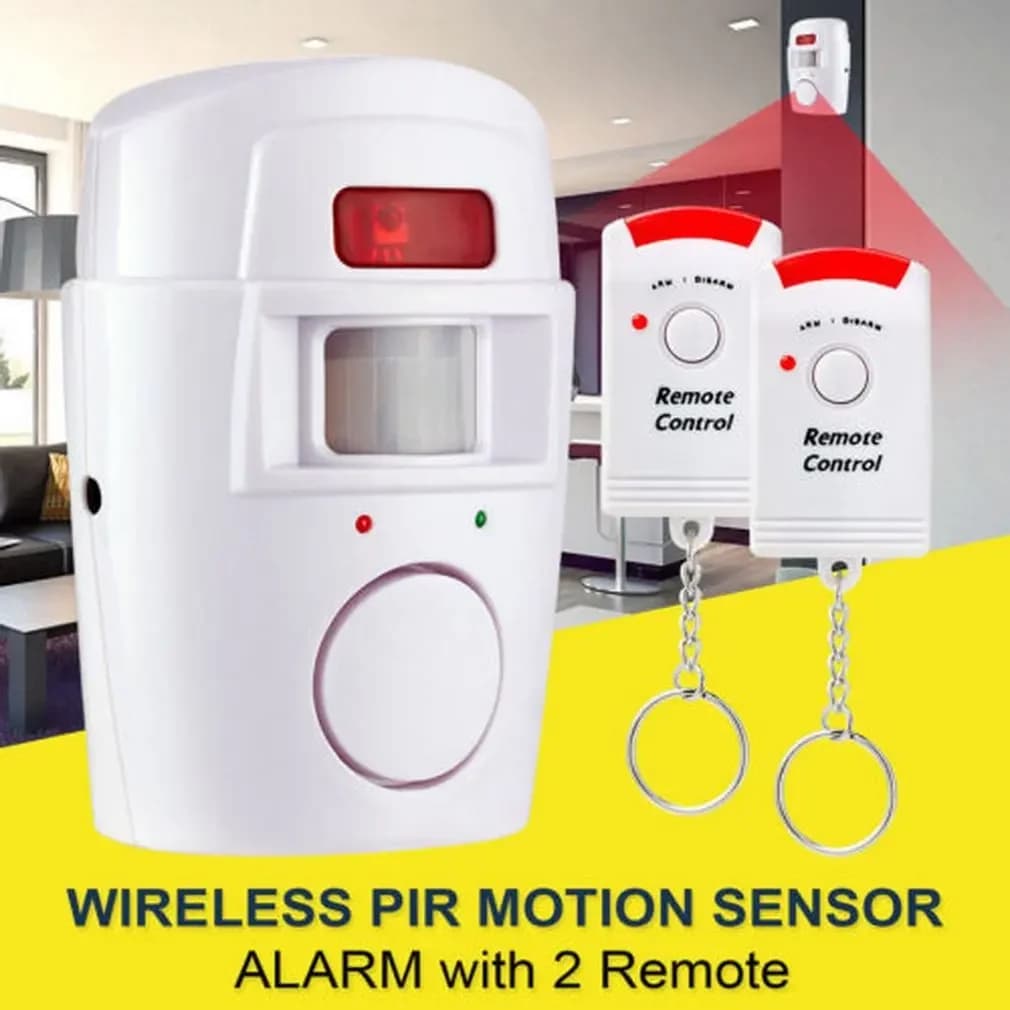 Sensore di movimento wireless Allarme Rilevatore di sicurezza Sistema di allarme per interni ed esterni Met Afstandsbed Ran Voor Thuis Garage