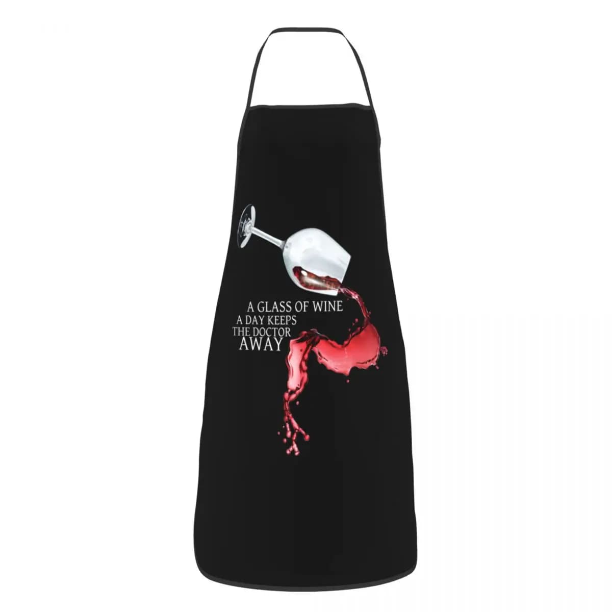 Bavaglino personalizzato un bicchiere di vino grembiuli al giorno uomo donna Unisex adulto Chef cucina cucina Tablier cucina cottura