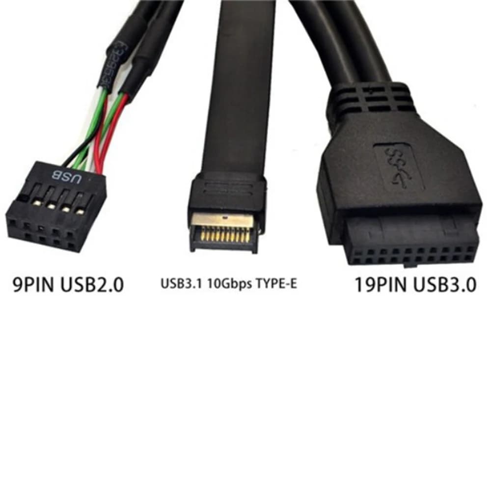 Hub 3.1 USB Gen2 from 5.25 Stable Poles with Front Panel, 2 USB 3.0 ports + 2 USB 2.0 ports + 1 Type-C port with Type-E connector