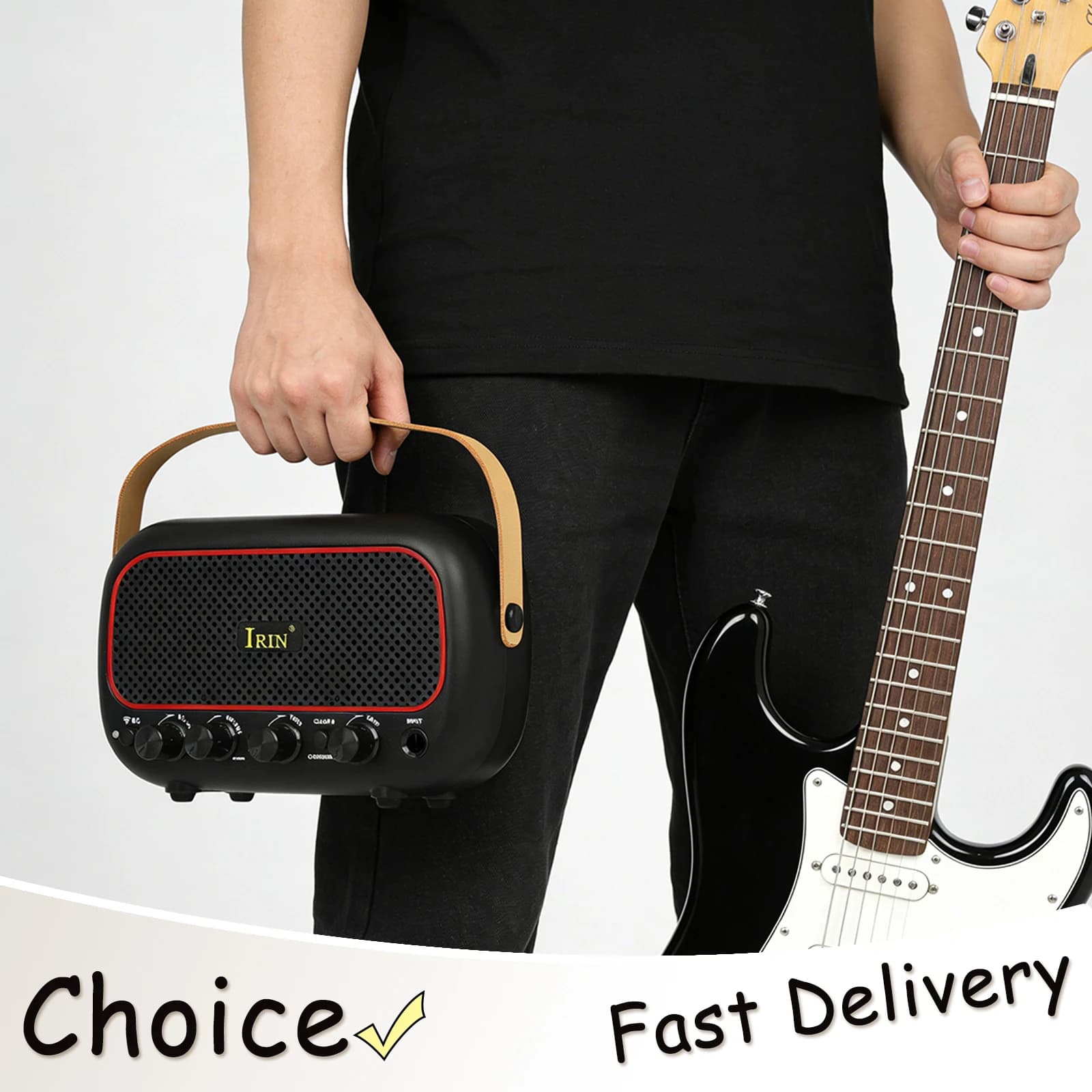 IRIN MY-01 Amplifier Bluetooth Audio AMP Portable Speaker Electric Guitar Mini Amplifier 5W Output Electric Guitarra Accessories