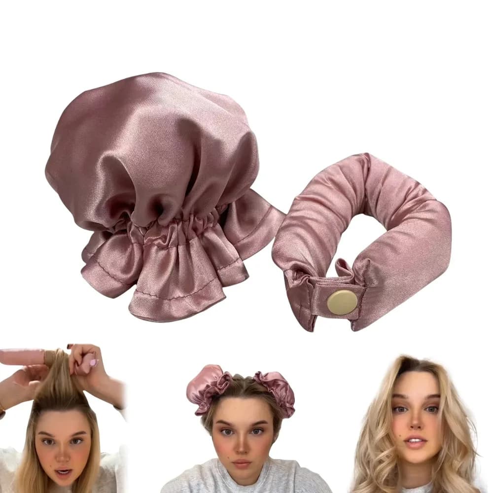 Non-heated Iron Curly Hair Clips Big Wave Sleeping Hair Instrument Lazy Curly Hair Tool for Simple Style for Home Bigodini Rollers