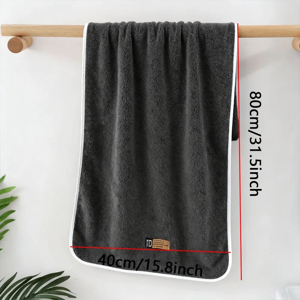 Set di 6 Asciugamani in Microfibra Rinforzata, 40x80cm/15.7"x31.5", Assorbenti e ad Asciugatura Rapida, Adatti per Fitness Familiare e Viaggi