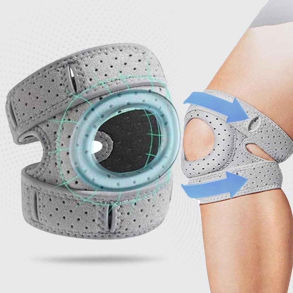 1 pz ginocchiera per bambini cuscinetti in gel rotuleo cinghie regolabili supporto per ginocchiera per bambini giovanili per sport da strappo del menisco, strappo del menisco