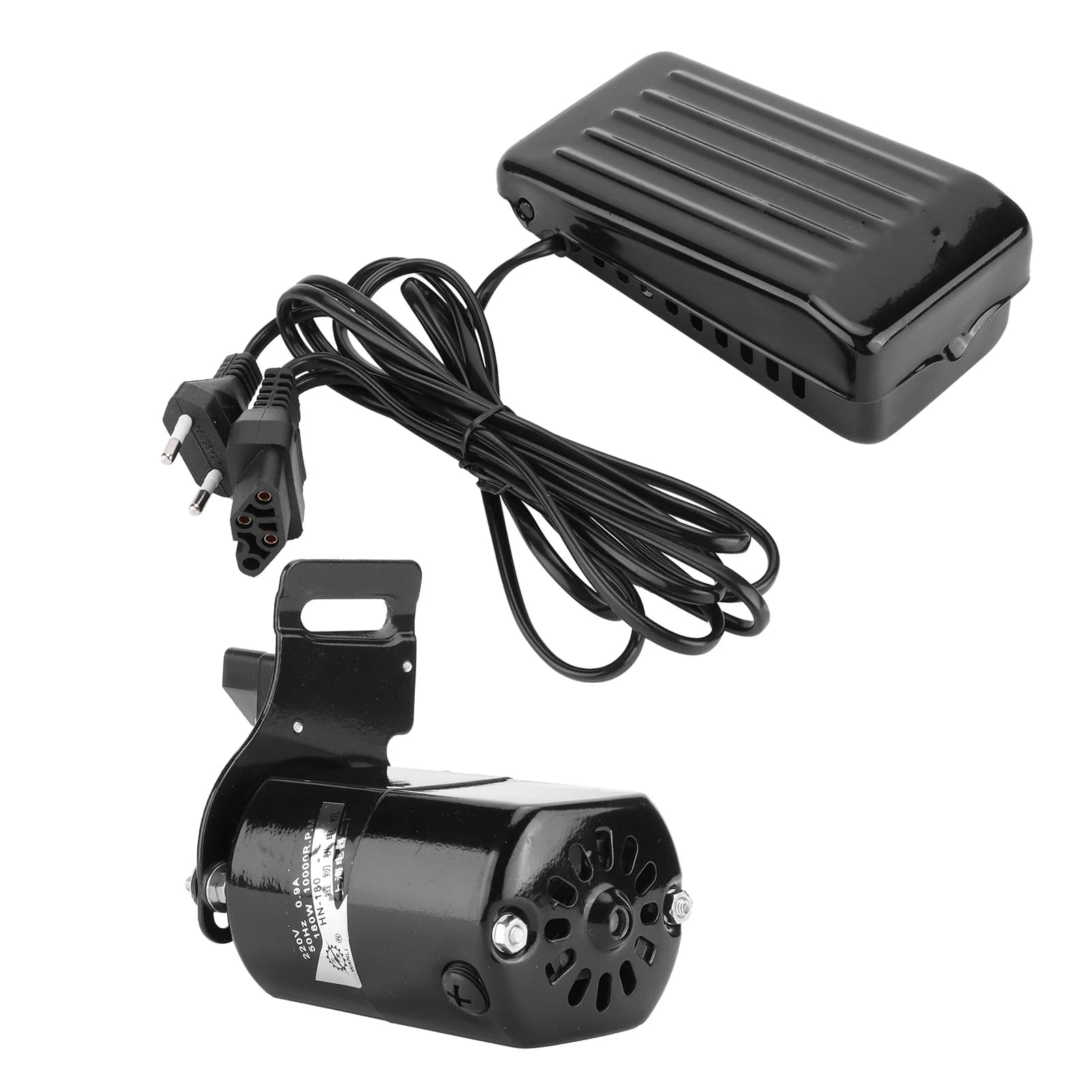 Motore per Macchina da Cucire con Pedale, Kit Motore per Macchina da Cucire Domestica con Controllo a Pedale, Cinghia 180W