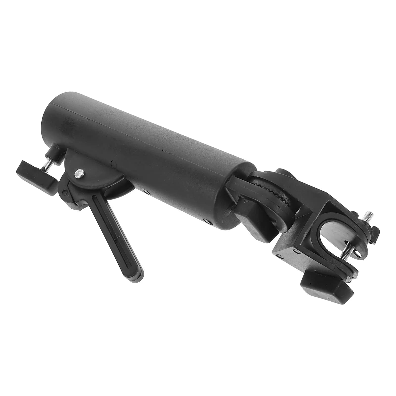 Supporto Versatile e Regolabile per Ombrelli, per Carrelli da Golf, Passeggini, Biciclette, Sedie, Design Robusto con Morsetto, Porta Ombrello Portatile