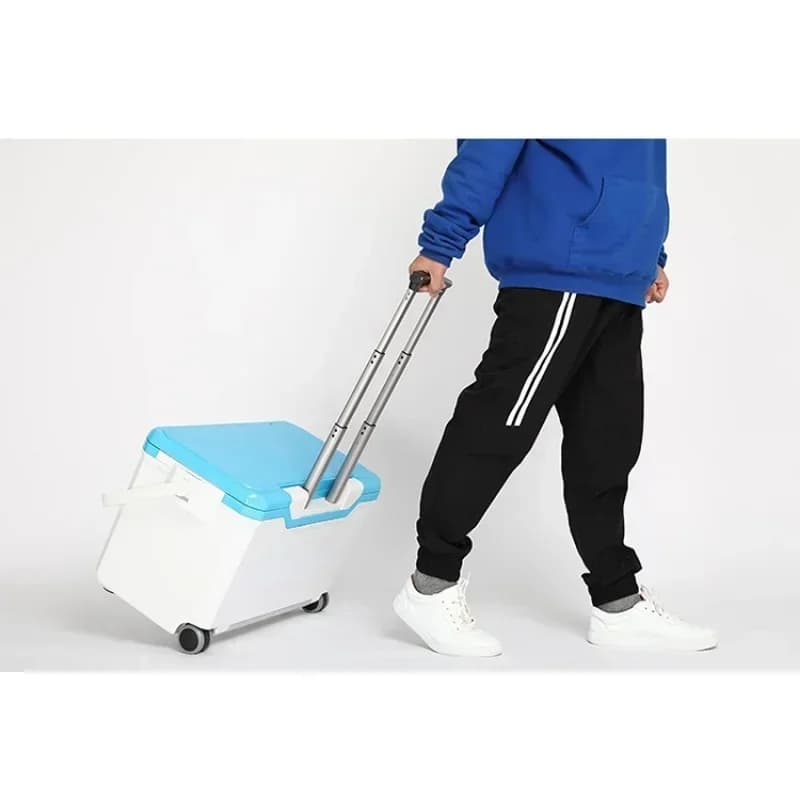 New Thermos Pad for Exercises with Wheels for Traction Rods Competitive Storage Box Insulated Cooling Device 32L Multifunctional Fishing Equipment Bo