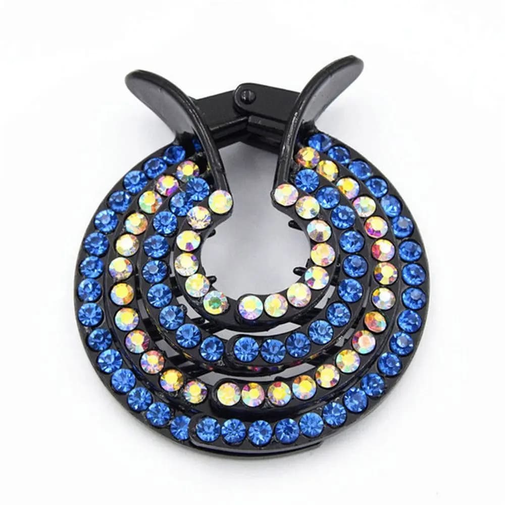 Fermagli per Capelli con Strass a Forma di Nido d'Uccello, Accessori per Acconciature, Fermacoda, Mollette e Forcine