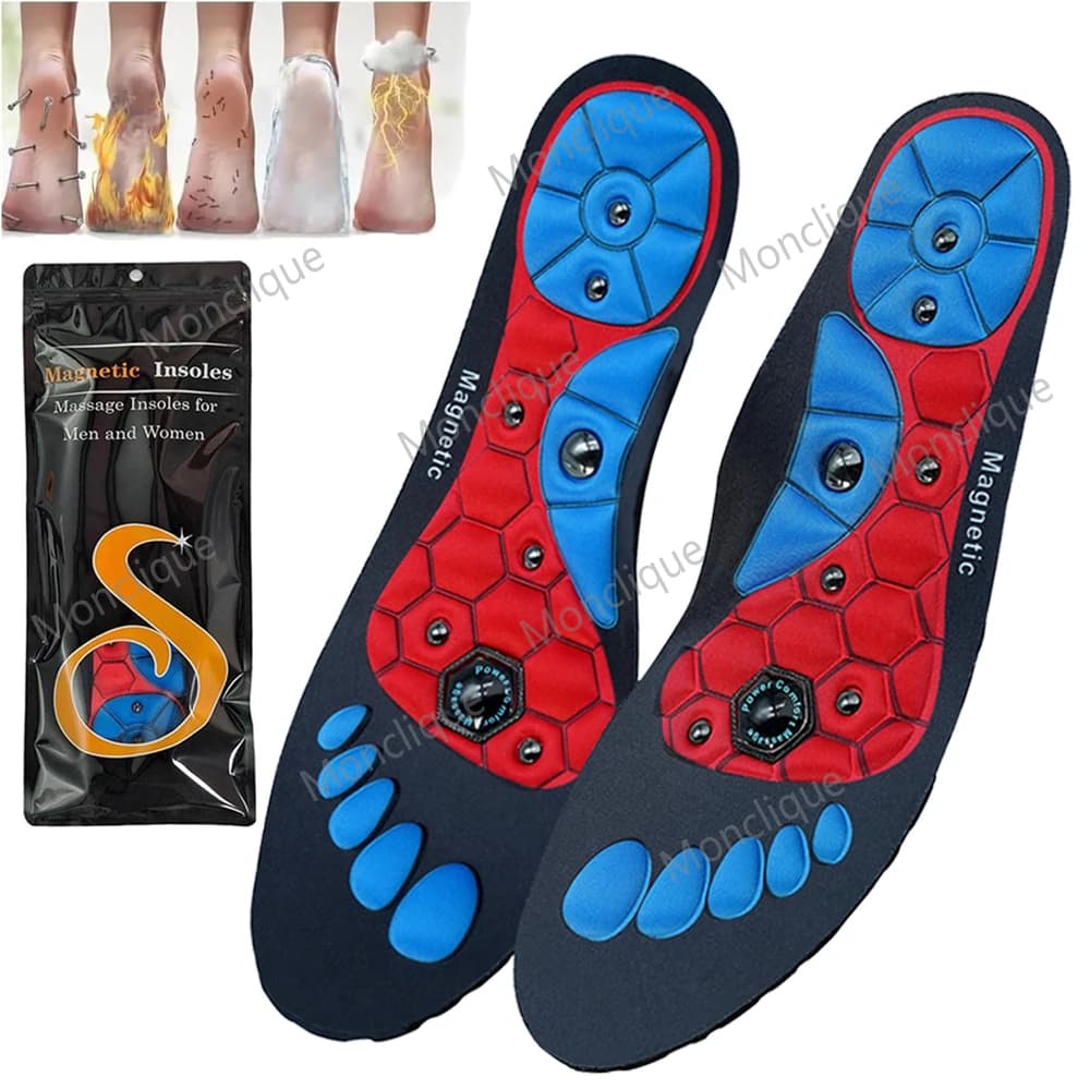 Solette Magnetiche per Scarpe Sportive, Terapia Magnetica, Supporto per Arco Plantare, Solette per Pantofole da Casa, Cuscinetti Comfort per Scarpe, Massaggio a Pressione per Uomo e Donna