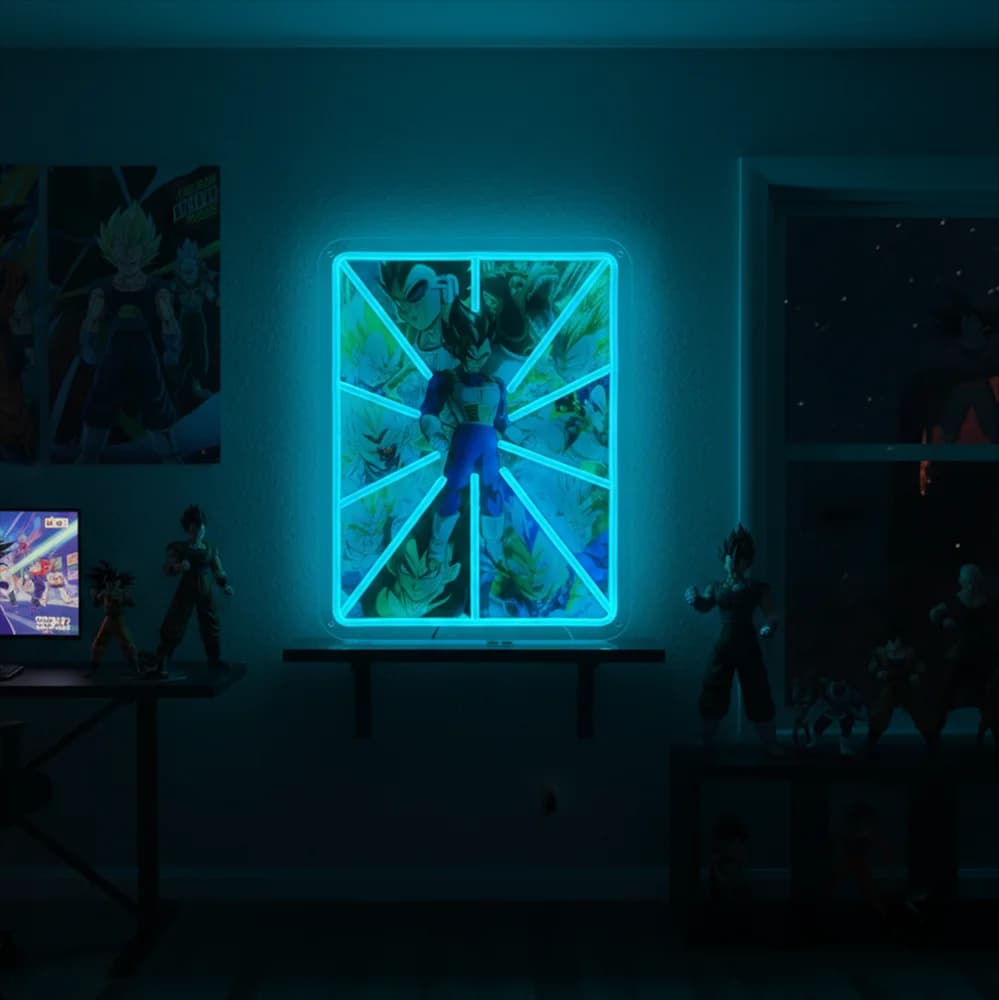 Dragon Ball Z Pokemon Anime Acrilico Neon LED Luce/Lampada Opere d'arte per la casa Festival Decor Party Bar Hotel Business Shop, ecc.