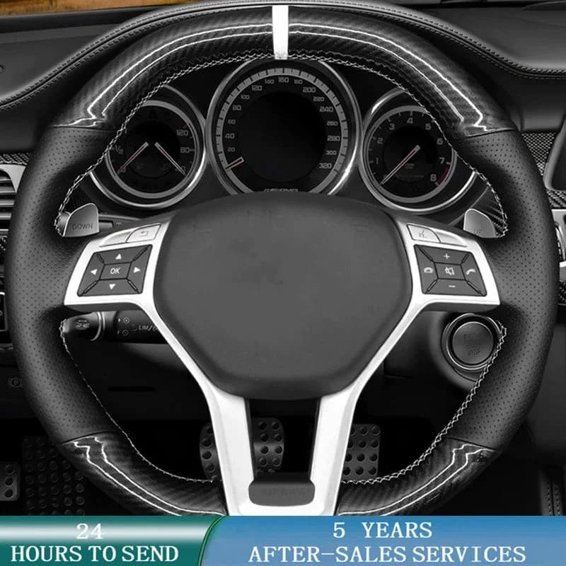 Custom carbon fiber brace cover for mercedes-benz A45 CLA45 C63 E63 CLS63 SL55 SL 63 65 GLA45 AMG