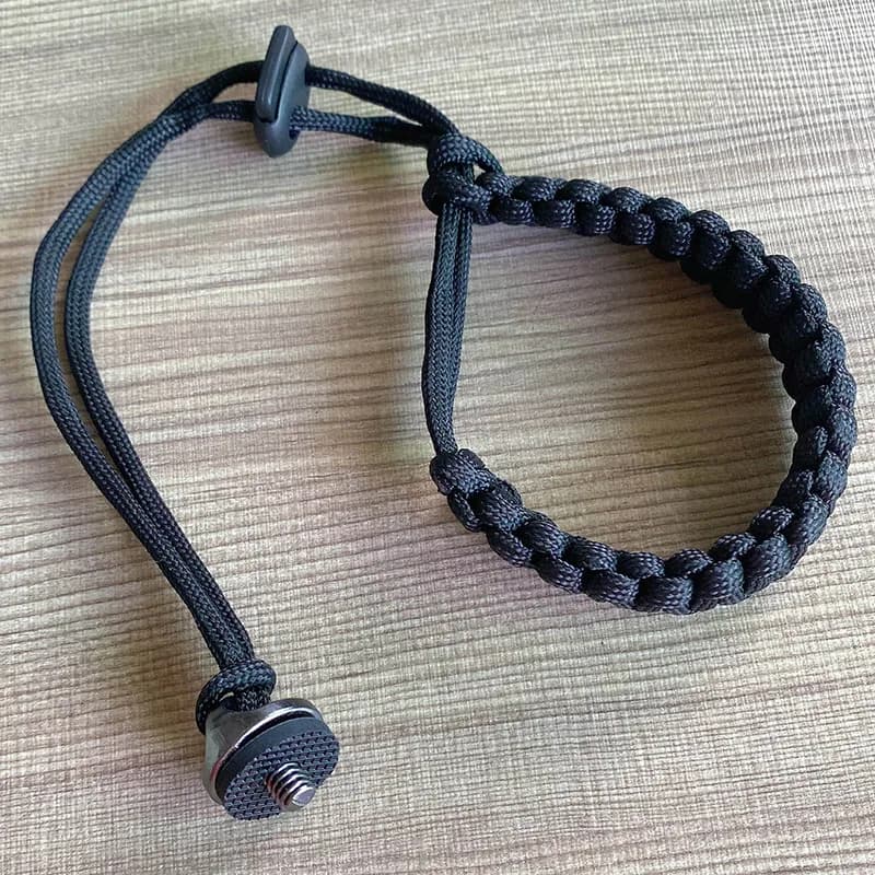 Per Gopro 13 12 Accessori cinturino da polso Anti-Perso tessuto Corda + 1/4 Vite cinturino da polso per Insta360 X5 X4 X3 X2 1/4 foro selfie stick