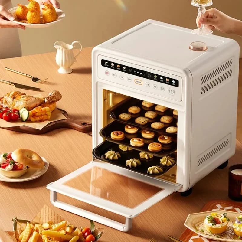 Friggitrice ad aria da 20 litri Nuovo forno intelligente multifunzionale visivo domestico Integrato freidora de aire sin aceite