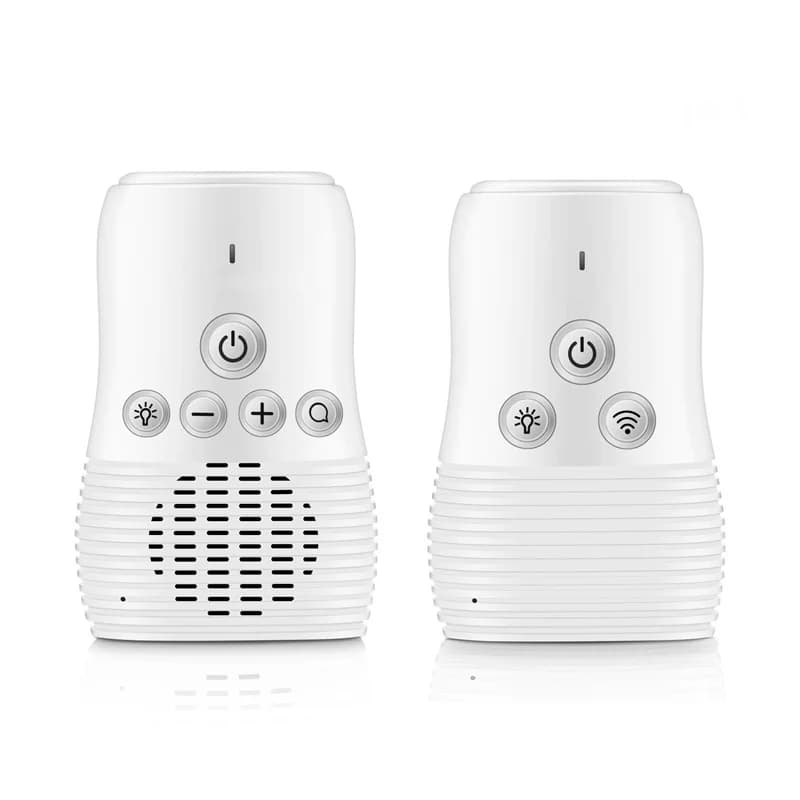 Baby monitor wireless intelligente per bambini, voce bidirezionale, citofono audio bidirezionale, batteria incorporata, luce notturna
