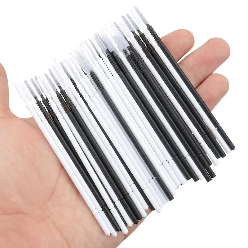 ❤️ 50 Pcs Disposable Micro Brush Mascara Wands Applicator Lash Removing Swab Microbrush Eyelash Extension Makeup Brushes Tools