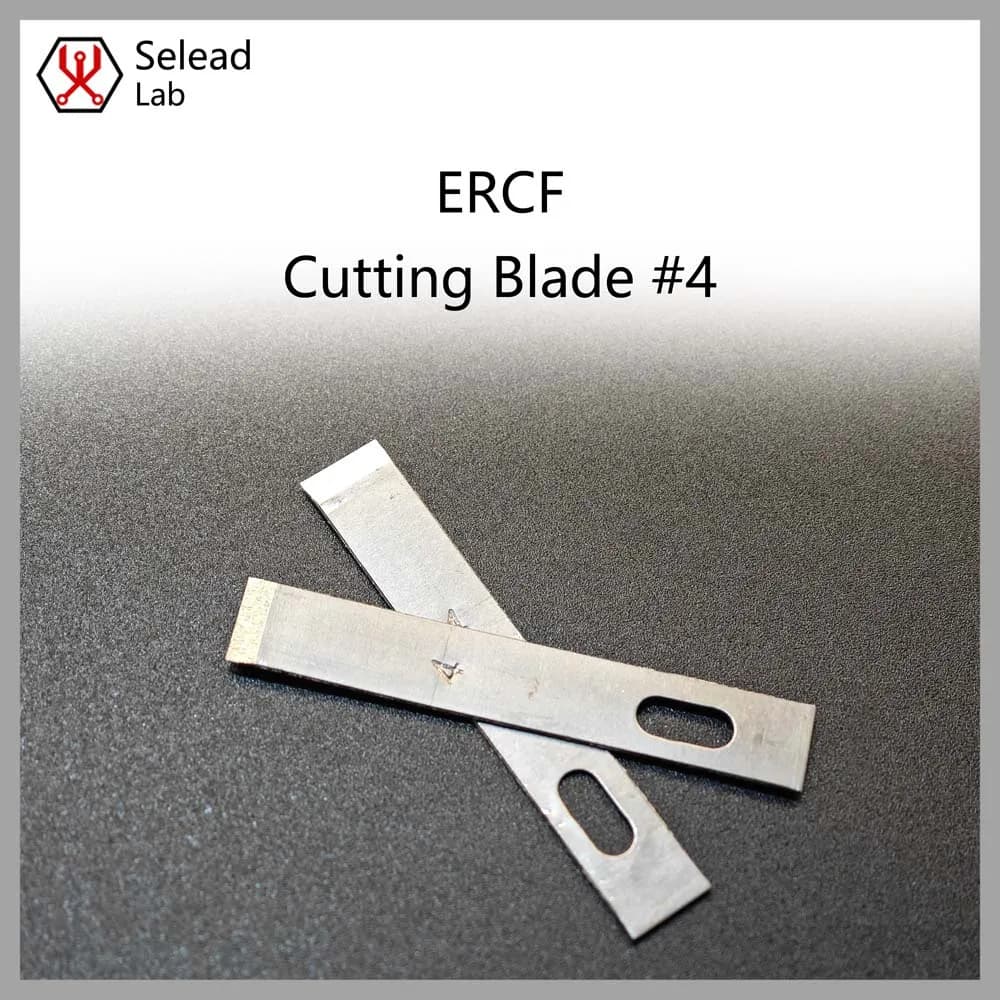 Seleadlab Taglierina per filamenti ERF Numero 4 Lame 4 # Parti della stampante 3D per ERCF V2 Enraged Rabbit Carrot Feeder voron SB/2.4/Trident