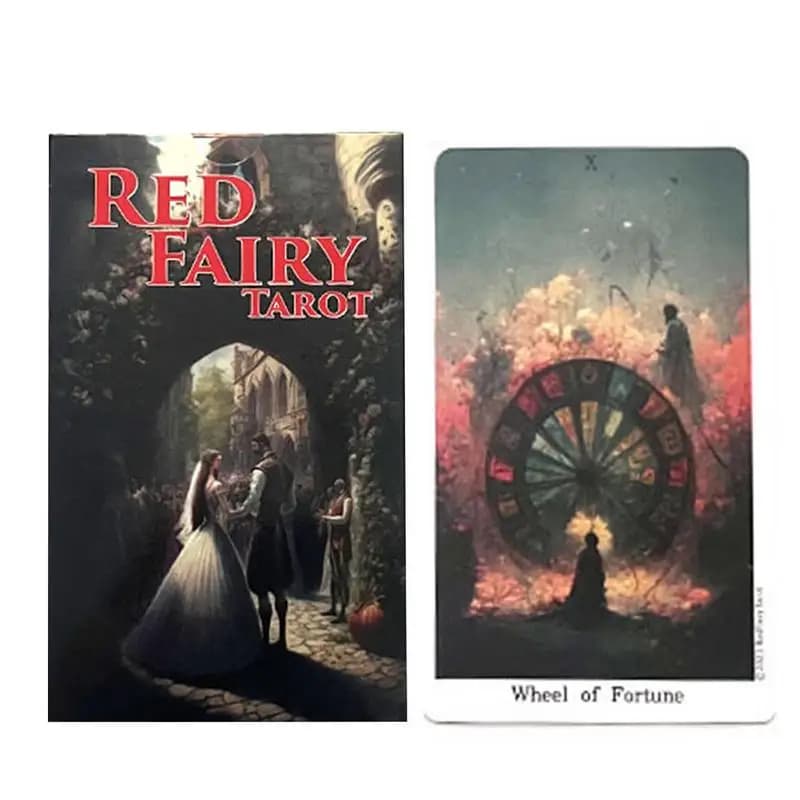 Red Fairy Tarot The Low Rider bassotto tarocchi Fortune Telling carte da gioco da tavolo carte strumenti di divinazione giocare a mazzi di tarocchi per feste