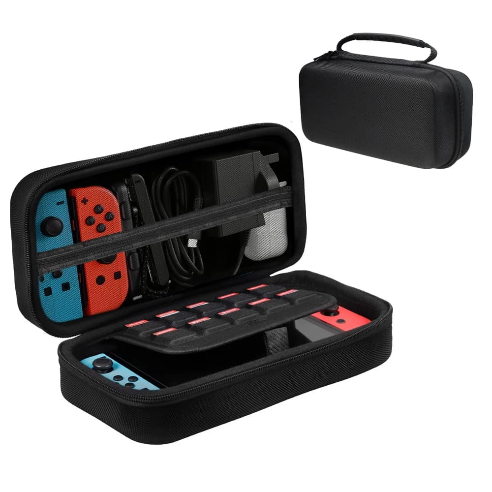 Custodia Protettiva Portatile per Nintendo Switch, Borsa Antiurto in Nylon Compatibile con Accessori Nintendo Switch OLED