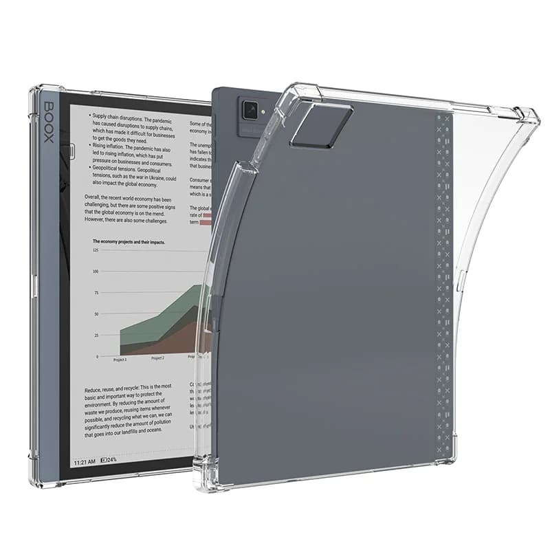 Custodia sottile antiurto per Onyx Boox Note Air 3 C 2 Plus Custodia portapenne Cover posteriore in TPU trasparente per Boox Tab Ultra C 10C Pro