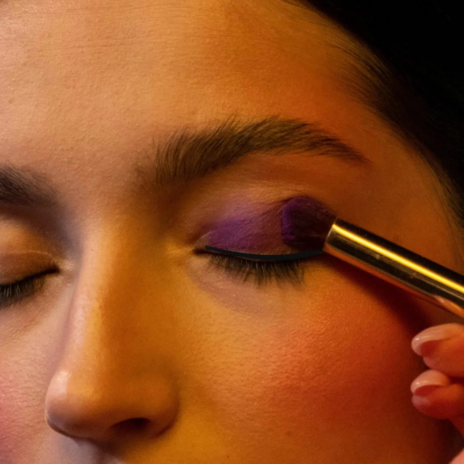 40 Pezzi Strisce Adesive per Ciglia, Nastro Eyeliner Nero, Ciglia Finte dall'Aspetto Naturale, Comode da Indossare, Liner per Ciglia