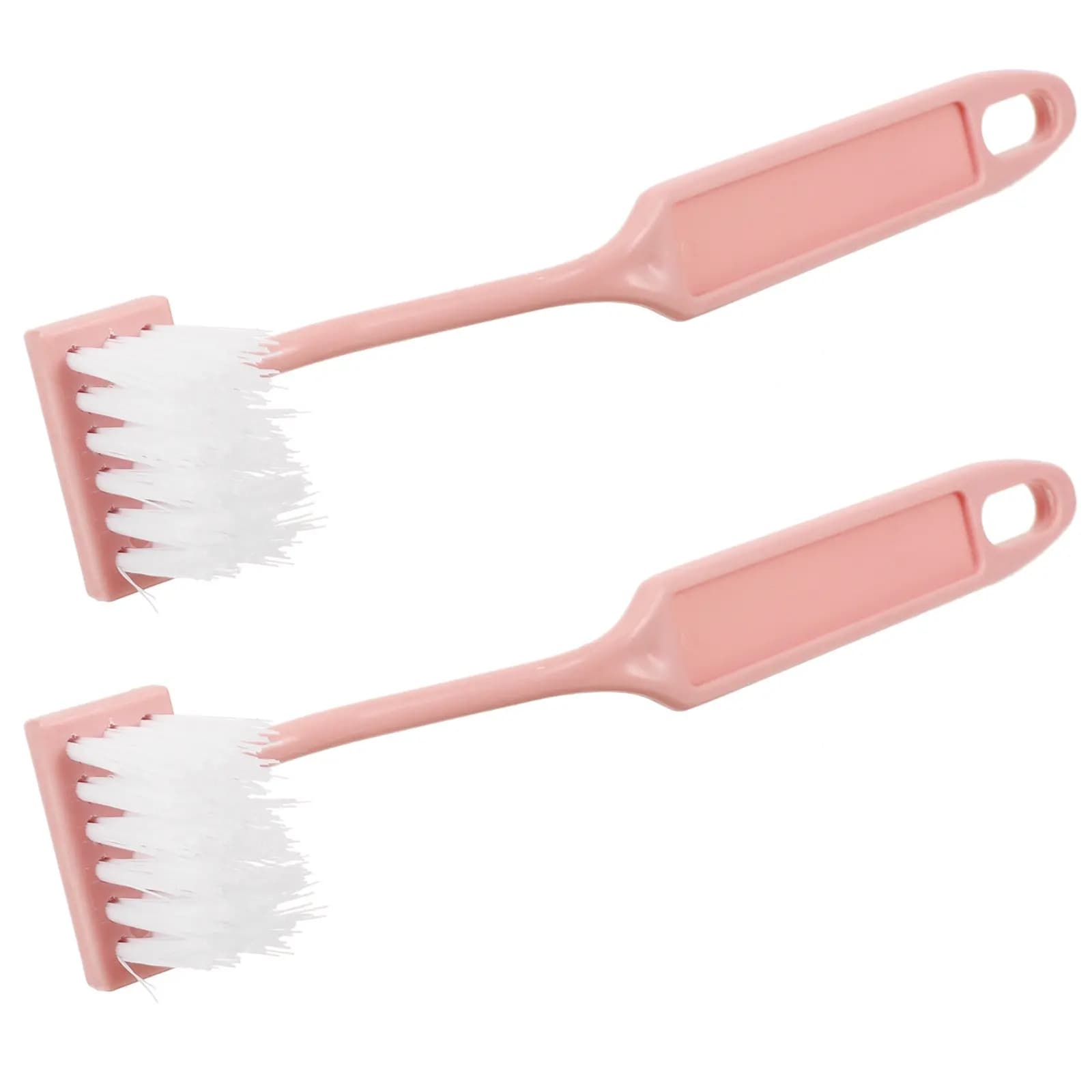 Set di 2 Spazzole per WC a Forma di S con Manico Curvo e Testa Flessibile per Pulizia Efficiente degli Angoli, Accessori per Bagno con Foro per Appendere