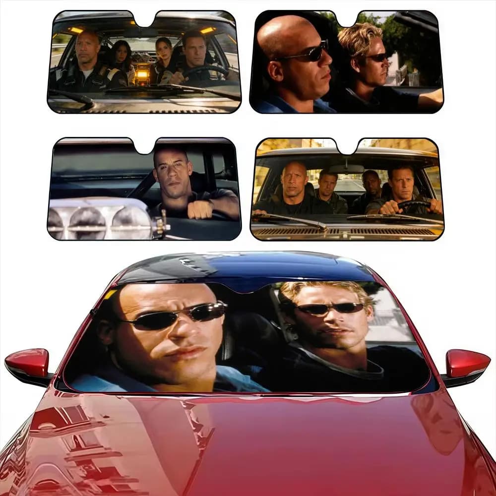 Parasole per Parabrezza Auto Fast And Furious, Protezione UV e Isolamento Termico per Finestrino Anteriore