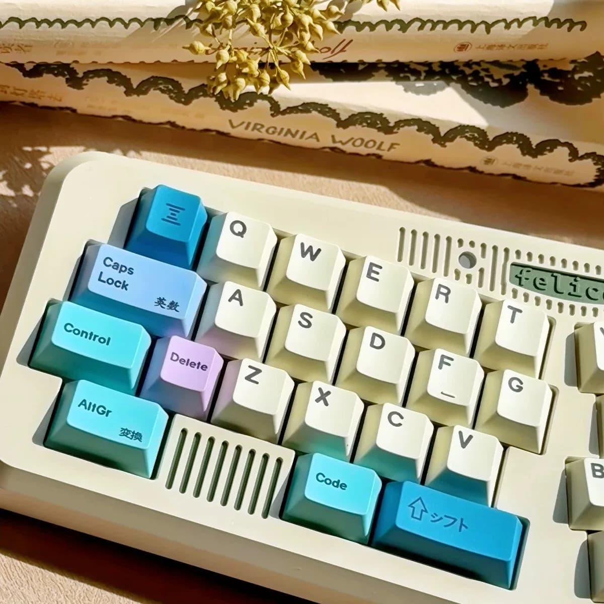 Fairy Keycaps Cherry Profile Materiale per sublimazione termica 143 tasti/set per tastiera meccanica Wooting 7U space bar Layout Alice