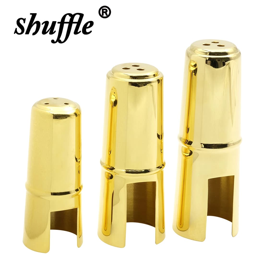 Saxophone Mouthpiece Cap Metal Mouthpiece Protection Cap For Soprano Alto Tenor Sax Wind Instrument Accessories Saxophone Parts