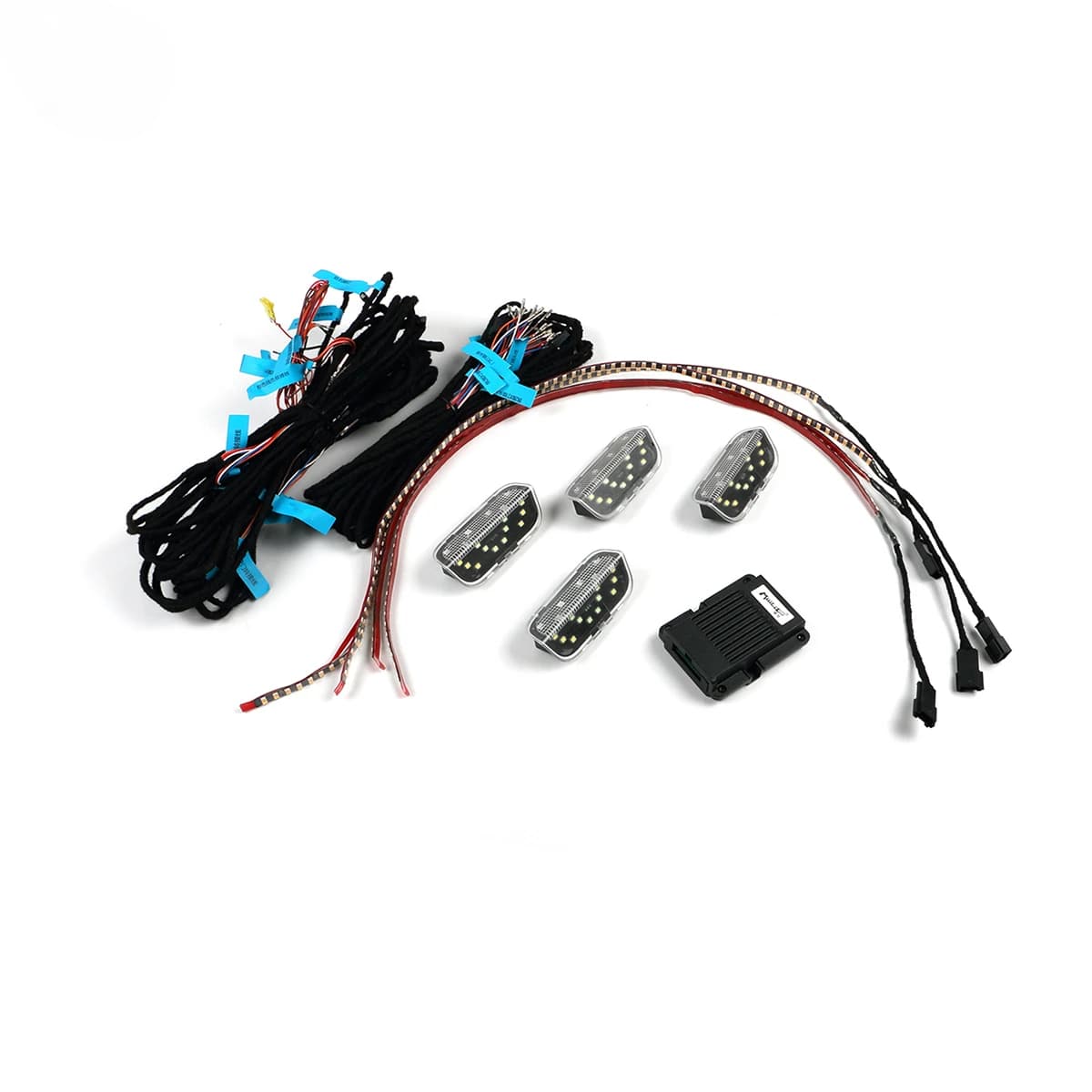 For Porsche Cayenne 9Y0 9YA Strips LED Air Atmospheric Interior LED Light for door 2018- UP