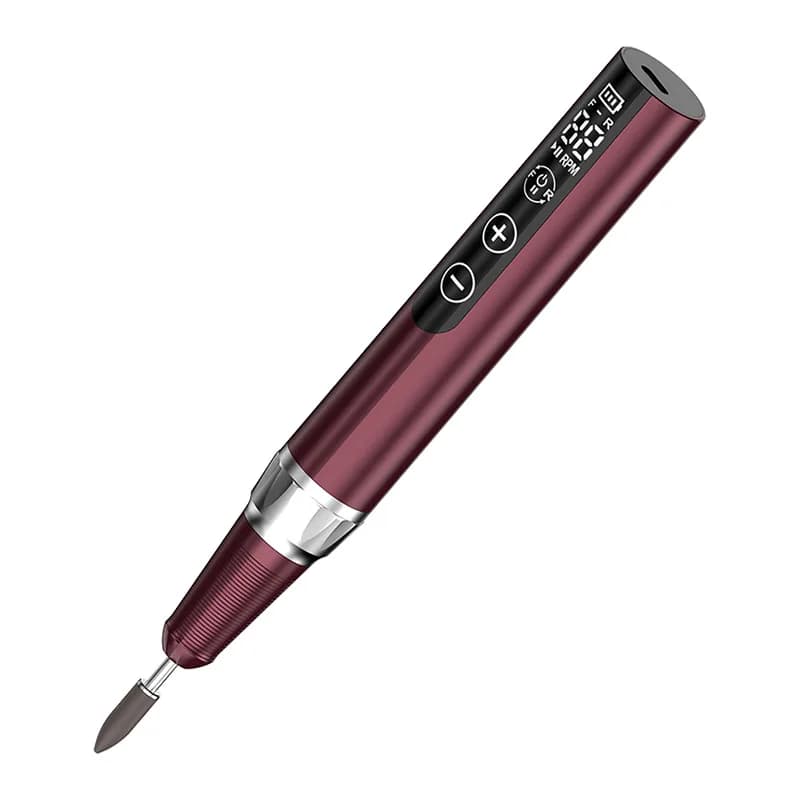 Portable Electric Nail Drill Rechargeable Nail Drill With Nail Drill Tips Abrasive Tapes For Tools for Manicure Polishing