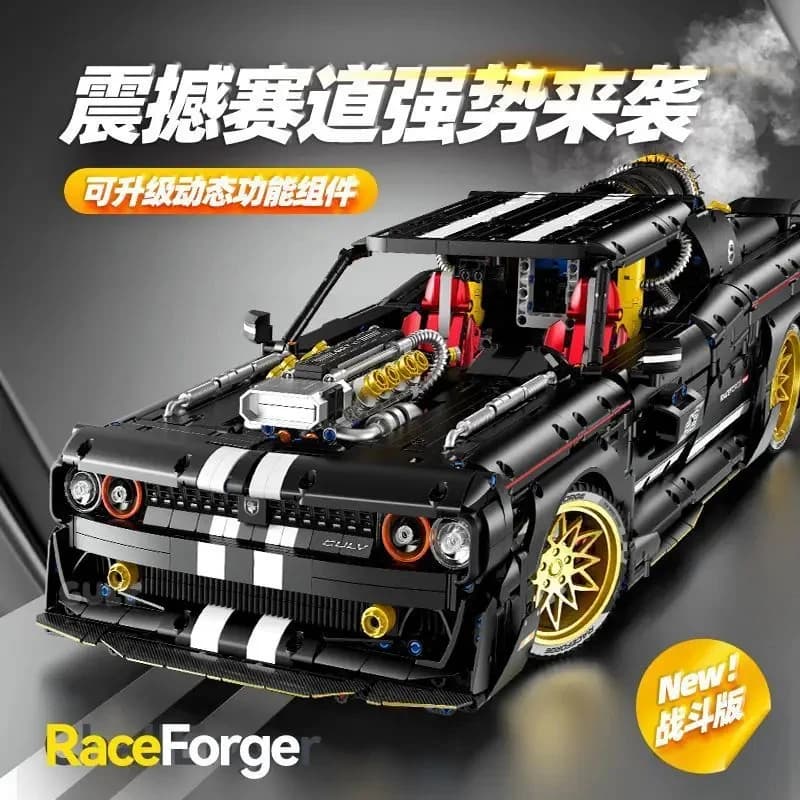 GULY 10637 Set di Costruzioni Supercar Telecomandata 1:8, 3751 Pezzi, Modellino Auto Sportiva Creativa, Regalo di Compleanno per Ragazzi
