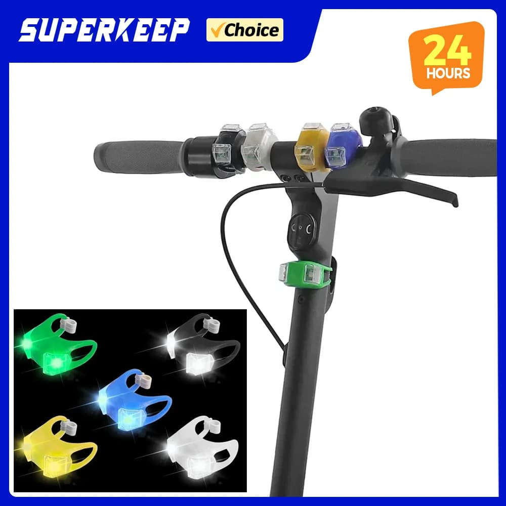 Universale Impermeabile Luce Rana Lampada 6 Generazione Per Ninebot MAX G30 G30D F20 F30 F40 Scooter Elettrico 2 Perline LED Parte di Coda
