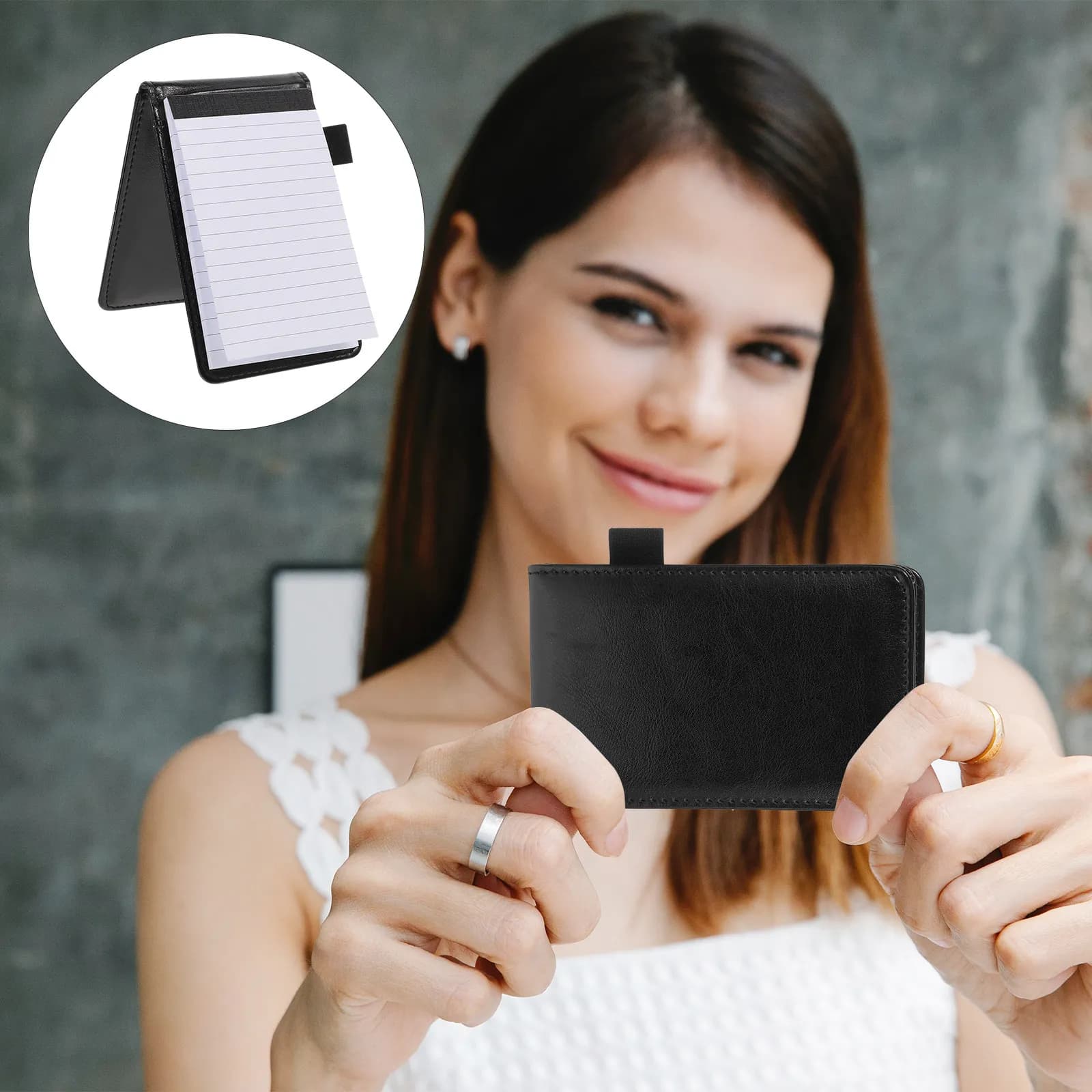 Blocco note portatile, piccolo blocco per appunti, articoli per ufficio, blocco per appunti per la casa, blocco per appunti da viaggio, pratico agenda da lavoro